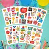 HOWAF 75pcs Teachers Appreciation week Party Stickers Tattoos,10 Sheets Thank You Teacher Tattoos for Teachers Day Party Supplies, Teacher Appreciation Week Waterproof Tattoos Stickers