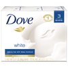 Dove Beauty Bar More Moisturizing than Bar Soap White Effectively Washes Away Bacteria While Nourishing Your Skin 3.17 oz, 3 Bars