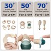 Evoceler Softness Staged Teething Toys (30° Super Soft, 50° Soft, 70° Regular) for Baby Teething Relief - 10 Pcs Pacifier-Grade Silicone Rattle Teethers for Babies 2-5, 5-9, 9-18+ Months, BPA Free