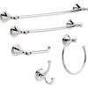 DELTA FAUCET 79746 Cassidy Wall Mounted Towel Ring in Polished Chrome
