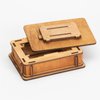 Bits and Pieces - Botanical Box Brainteaser - Wooden Puzzle Gift Box - Secret Compartment Brain Game