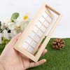 AUEAR, 1:12 Dollhouse Miniature Furniture Unpaint Wooden Doors for DIY Scene Doll Home Furniture Craft (14 Panel)