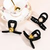 Sluxa Hair claw clips for women,Luxury velvet Black hair clips, Small hair clips claws, Newest style tools.8cm length. #3