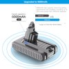 6.0Ah 21.6V Replacement Battery for V6 Battery Compatible with SV03 SV04 SV05 SV06 SV07 SV09 VTC4 DC58 DC59 DC61 DC62 DC72 DC74 V6 Animal V6 Absolute V6 Motorhead Handheld Vacuum + 2 Filters