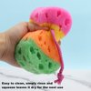 3 Pieces Exfoliating Bath Sponge Body Sponges Shower Loofah Soft Bathing Pouf Foam Lufa Body Scrubber
