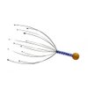ROSENICE Scalp Massager 5pcs Hand Held Therapeutic Head Scratcher Steel Wire Head Massager with Wooden Handle for Home Spa Relief and Relaxation