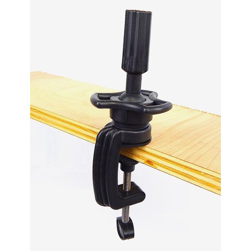 COSMETOLOGY MANNEQUIN HEAD WIG HOLDER STAND DESK TABLE CLAMP (Black)