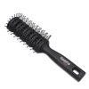 Baasha Hair Brush, Vented Brush for Blow Drying, Mens Short Hair Brush with Ball Tipped Bristles, Best for Wet or Dry Hair - Black