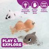 Tub Works® Wind Up Swimming Baby & Toddler Bath Toys, Arctic 3 Pack | Wind Arms & Watch Them Swim! | Interactive Baby Bath Toys | Ideal Bathtub Toys, Baby & Toddler Pool Toys or Water Table Toys