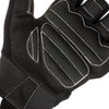 Contraband Black Label 5120 Pro Series Amara Leather Lifting Gloves w/Jar Grip Palm- Durable Light - Medium Padded Amara Leather Gym Gloves - Perfect Classic Lifting Gloves (Pair) (White, Medium)
