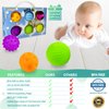 ROHSCE Sensory Ball for Babies 6 to 12 Months, Baby Balls for Toddlers 1-3 Massage Stress Relief, Textured Multi Sensory Balls Gift Sets, Montessori Sensory Toys 6 Spikey Squeeze Ball for Infant Kids