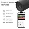 Feit Electric Outdoor Camera, 2.4GHz WiFi Security Camera Works with Alexa and Google Assistant, 1080p HD Video Camera Motion Detection, Night Vision, 2-Way Audio, No Hidden Fees, CAM/WM/WiFi