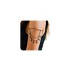 Rumtock Cross Fringe Layered Open Cuff Armlet for Punk Girls Halloween Party Costume Jewelry Banquet Arm Jewelry (Black Small Cross)