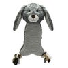 Zanies Farm Folks Dog Toy Soft Corduroy Squeak Toys - Cow Rabbit Sheep Or All 3 Toys(Rabbit)