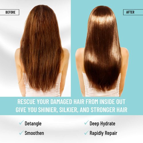 Hair Treatment, Hair Mask, MagiForet Argan Oil 9 Zero Hair Water Treatment, with Natural Keratin, Protein, Sulfate Free Repairing Conditioning Volumizing for Dry Damaged Colored and All Hair Types