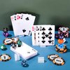 Maitys 24 Pcs Plastic Game Piece Stands Card Stands Plastic Card Holder Games Board Markers DIY Game Card Stands for Board Game Party(Transparent)
