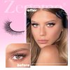 Natural Lashes Cat Eye Lashes 10 Pairs Wispy Lash Strips 12MM Short Lashes Natural Eyelashes Extensions Fox Eye Lashes Fluffy Faux Mink Lashes Strip by Zegaine