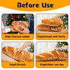 AUECOOME 3D Simulation Bread Plush Pillow Simulation Buttered Bread Pillow Baguette Pillow Funny Body Pillow Food Plush Stuffed Toy for Home Decor (31.5)