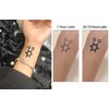 Star of David Israel Judaism Jewish Waterproof Water Resistant Fake Body Art Set Temporary Tattoo Stickers (3 PCS/SET)