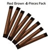 4 PCS Auburn Brown Hair Bun Maker Easy DIY Donut Bun Tool for French Twist Styles Perfect for Long Hair Men Women and Kids Frizz Free Lightweight and Portable