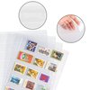 Stamp Collection Inserts - Collector Stamp Album 12 Sheets with 4 Mixed Sizes Single Side for Stamp Collection Binder Kit IS02MX112