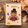 OHOME Thanksgiving Stickers - Thanksgiving Crafts for Kids - DIY Turkey Stickers,Kids Thanksgiving Games Gifts Activities Party Favors Supplies | Thanksgiving Decorations (24 Sheets)
