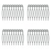 Honbay 30PCS 10 Teeth Metal Hair Combs Hair Side Combs Hair Clip Combs Twist Combs Wedding Bridal Veil Combs Wig Combs Headpieces Accessories Combs Updo Bun Chignon Hair Styling Accessories
