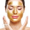 AZURE 24K Gold Metallic Sparkling Peel Off Face Mask - Lifting, Illuminating & Revitalizing | Removes Blackheads, Dirt & Oils | Reduces Wrinkles & Fine Lines | - 150 mL / 5.07 Fl Oz