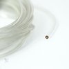 1/32" x 15' (Feet) Panfish Size Clear Vinyl Tubing for Fishing Lure Treble Hook Protectors