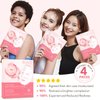 ISUNRISE Collagen Face Mask 34g x 4ea, Collagen Real Deep Mask, Hydrating Overnight Hydrogel Mask with Low Molecular Weight Collagen for Pore Minimizing, Moisturize, Firm and Enhance Skin Elasticity