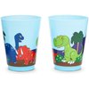 BLUE PANDA Plastic Party Cups 16 Pack - Outer Space Reusable Tumblers - 16 oz