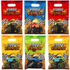 Pajean 48 Pieces Monster Truck Gift Bags Bulk Plastic Happy Birthday Truck Party Bag Racing Truck Treat Goodie Bags for Kids Monster Truck Birthday Party Favors Supplies Packing, 9.8 x 6.5 Inch