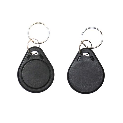 ETEKJOY 100PCS 13.56MHz RFID Key Fob Proximity IC Card ISO14443A Token Tag for Electronic Smart Door Lock, Compatible with MIFARE Classic 1K Card M1, Read Only