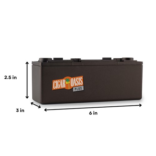 Cigar Oasis Plus Replacement Water Cartridge - Electric Cigar Humidifier for Cigar Humidor - Essential Cigar Accessories & Humidors - Fits All Plus Models (For XL-Plus, 2.0, & 3.0)