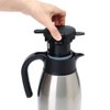 GiNT 34Oz Thermal Coffee Carafe, Insulated Stainless Steel Coffee Carafes for Keeping Hot/Double Walled Vacuum Coffee Carafe (Silver, 1L)