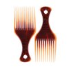 Rosette Hair Amber Smooth Hair Pick Comb Afro Lift Detangle Hair Comb curly hair brush Hair Styling Tools