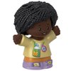 Replacement Part for Fisher-Price Little People Playset - HBW73 ~ African-American Girl Hiker Figure with Water Bottle Print ~ Works Great with Any Little People Playset