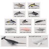 Ocean Sea Marine Animal Figure Toys Playsets 12 PCS Narwhal White Whale Mini Dolphin Model Toy Desktop Decoration Collection Party Favors Toys for Boys Girls Kids