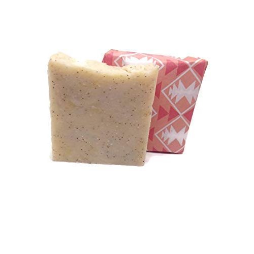 Shea Butter Apricot Scrub Exfoliating Acne, Rosacea, Eczema, Psoriasis and Other Skin Infections. Soap Bar 4 Ounce