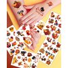 20 Sheets Funny Turkey Temporary Tattoos Stickers,220 Pieces Thanksgiving Themed Tattoos Stickers Party Decoration Supplies Party favors for Kids Adults