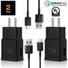 OEM Adaptive Quick Fast Charger Compatible with Infinix Smart 8 Plus Plus Full 15W Power Certified USB Type-C 5Gbps Data Cable. (2 Pack! / Black / 4FT, 1.2M)