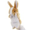 Plush Rabbit Hand Puppet Interactive Animal Toys for Role Play Storytelling Preschool Teaching Gifts for Kids Boys Girls (Brown)