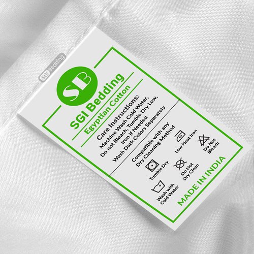 SGI 12 Inch Drop Bed Skirt Full Size with Platform to Stay in Place Elegant Pleated Design with Split Corners Wrinkle Resistant Fabric for Modern and Stylish Look - Ivory