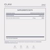 CLAV® Zinc Bisglycinate 25mg - 180 Tablets (6 Months Supply) - Natural Chelated Zinc Supplement - Vegan Zinc Glycinate for Immune & Skin Support