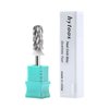 HYTOOS 5XC Safety Nail Drill Bits, Small Rounded Barrel, 3/32 Shank Carbide Nails Bit for Righties, Electric Drills Accessories, Fast Remove Manicure Art Thick Gel (5XC, Small Barrel)
