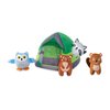 Fringe Studio Hide & Seek Burrow Plush Dog Toy Set, Happy Campers(289216), Multicolored