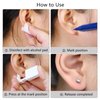 Ear Piercing Kit – 6 Pack Self Ear Piercing Gun, Disposable Ear Pearcings Kit with Earring Studs Safety Ear Piercings Gun Kit Tool