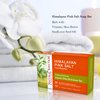 Himalayan Pink Salt Body Soap, Moisturizing and Hydrating with Olive Oil & Green Tea, Soap Bar - 1 Piece