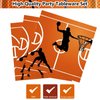 96PCS Basketball Party Supplies, Basketball Plates and Napkins Dinnerware Sets Boys Birthday Party Decorations Basketball Theme Tableware Set Includes Basketball Paper Plates Napkins Forks Serve 24