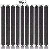 Nail File 10 PCS Professional Reusable 100/180 Grit Double Sides Washable Nail File Manicure Tools,Nail Files Emery Board Black Manicure Pedicure Tool (Black Grit Double Sides, 100/180)